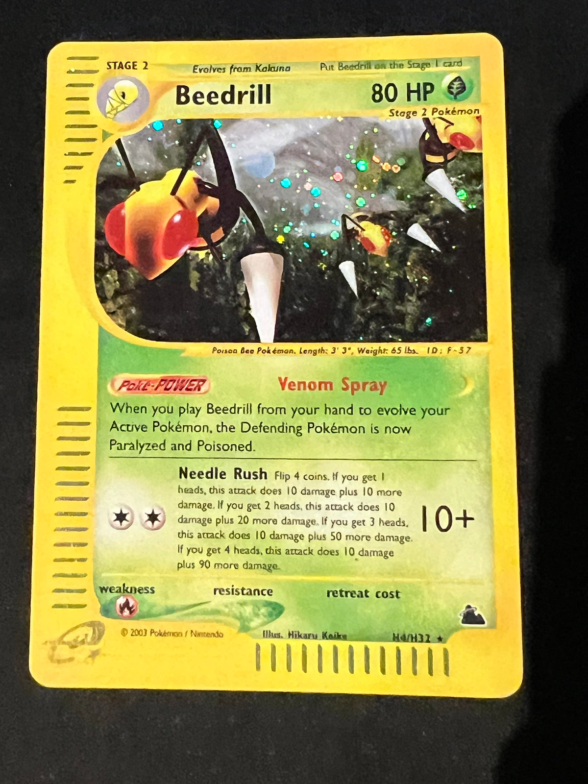 Skyridge Beedrill Holo for Toom