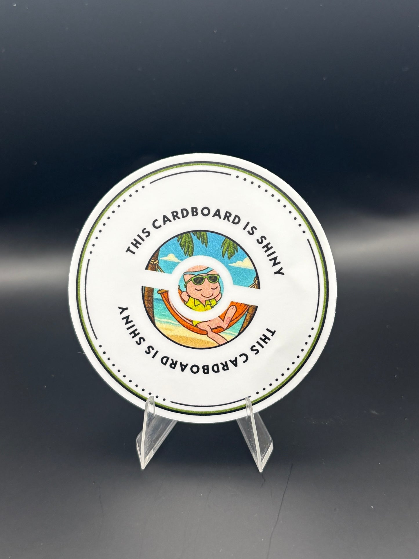 TCIS Sticker - Southern Islands Variant 3” | This Cardboard is Shiny