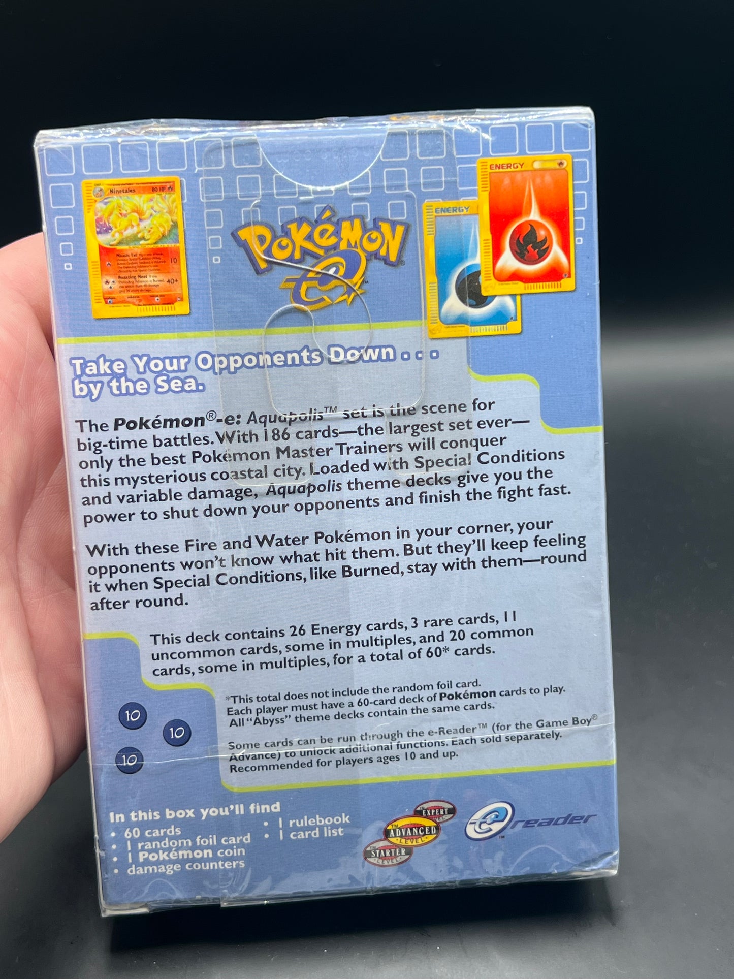 Pokemon Aquapolis Abyss Theme Deck - SEALED