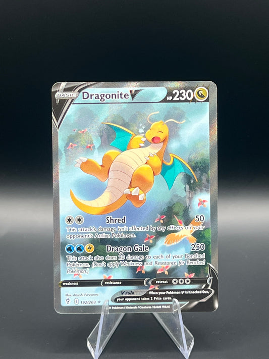 Dragonite V Alt Art Evolving Skies 192/203 NM | This Cardboard Is Shiny