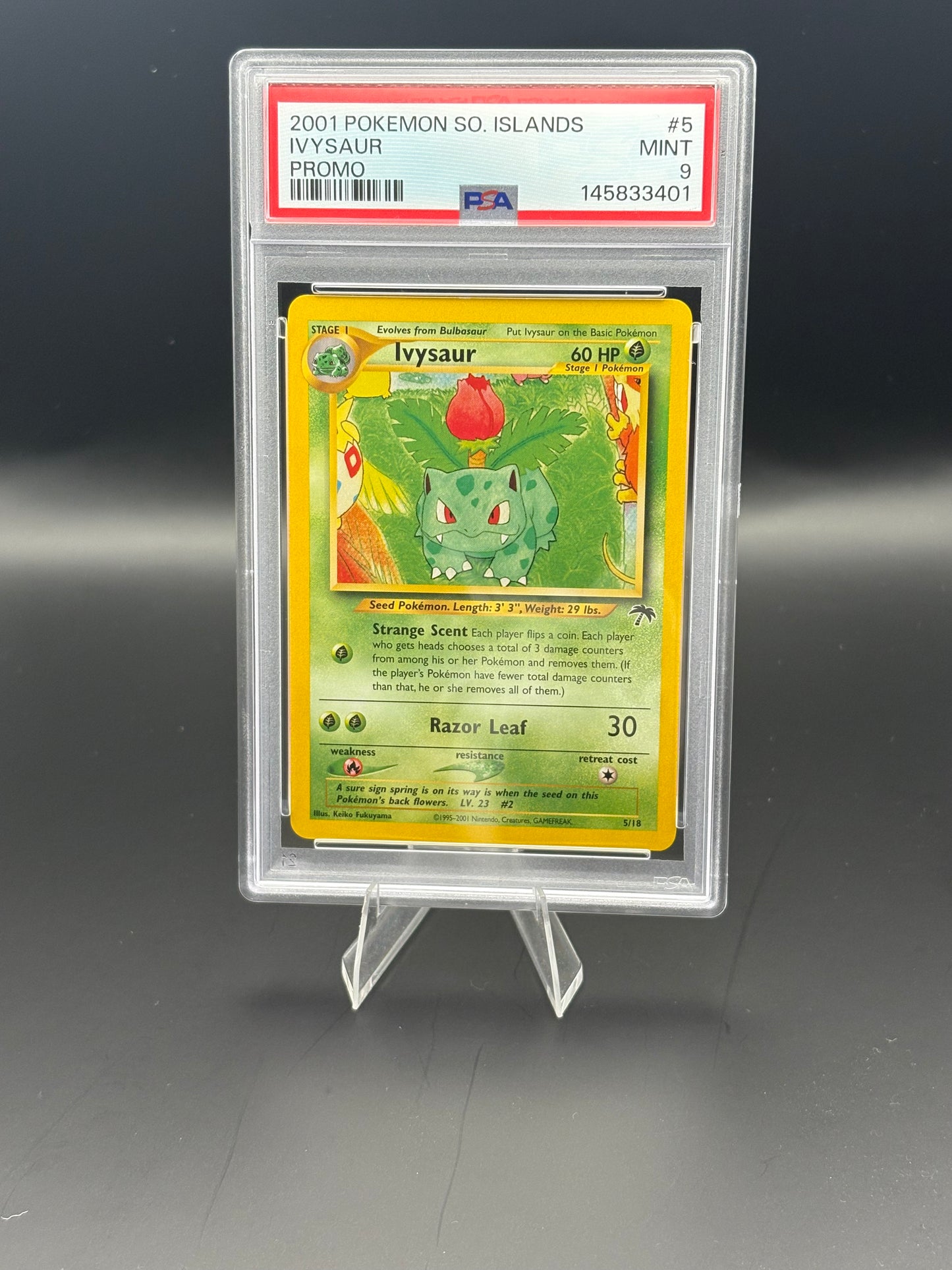 Southern Islands Ivysaur #5 PSA 9 | This Cardboard is Shiny