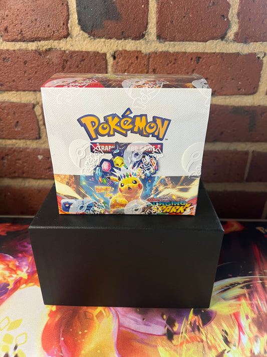 Surging Sparks Booster Box (Sealed) | This Cardboard Is Shiny